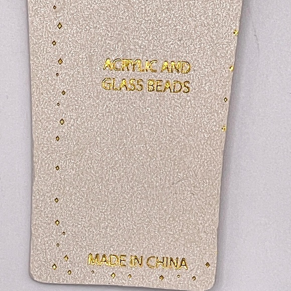 Eye Candy New Glass & Acrylic Black Blue Clear Beaded Collar Necklace - Picture 12 of 15